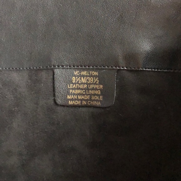 Vince Camuto Leather Welton Moto Boots - Picture 6 of 7